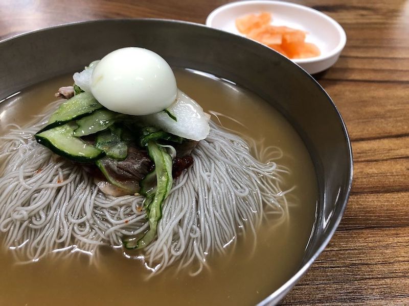 naengmyeon (cold buckwheat noodles)