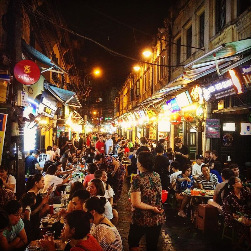 Hanoi Night Market street food