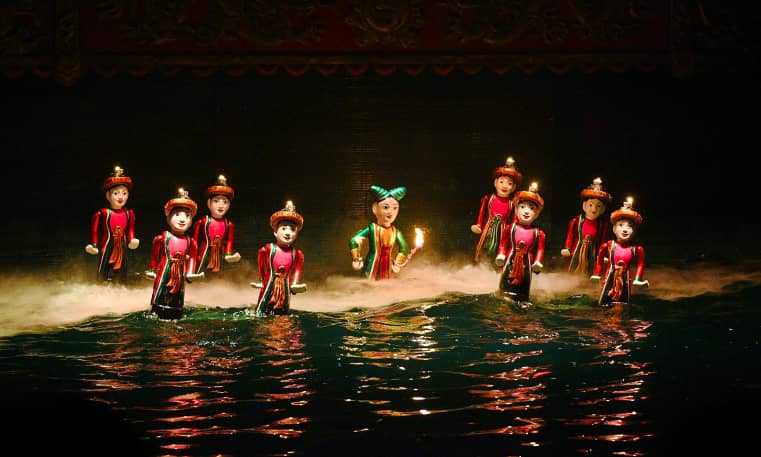 ho chi minh water puppet show and dinner cruise